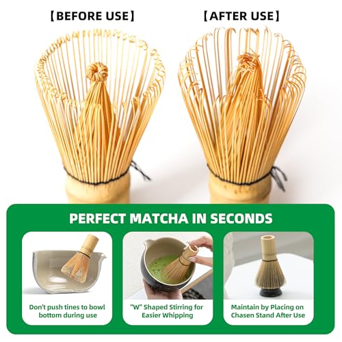 Matcha Whisk Set (6-PCS Black Set)