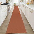Orange 2x14 Runners Rugs for Hallway (Burnt Orange/Tan / 2' x 14' (Runner))