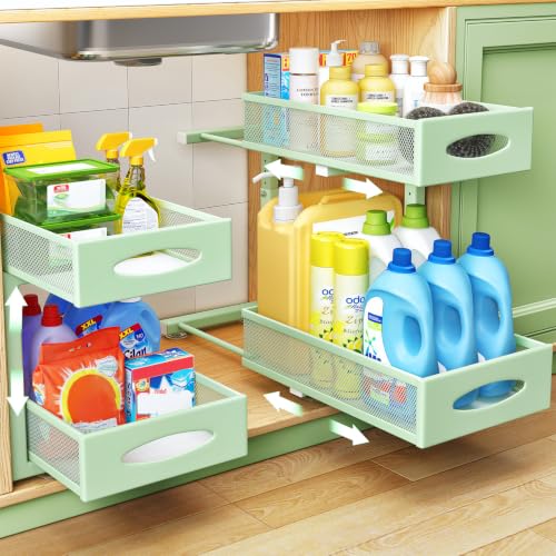 Under Sink Organizer (Green / 1 Pack)