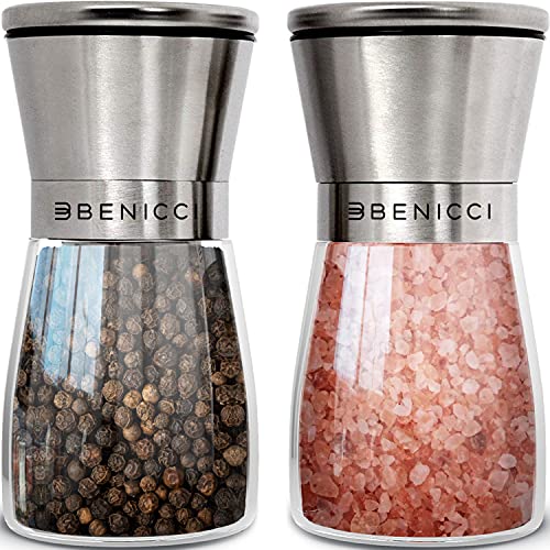 Manual Salt and Pepper Grinder Set of 2
