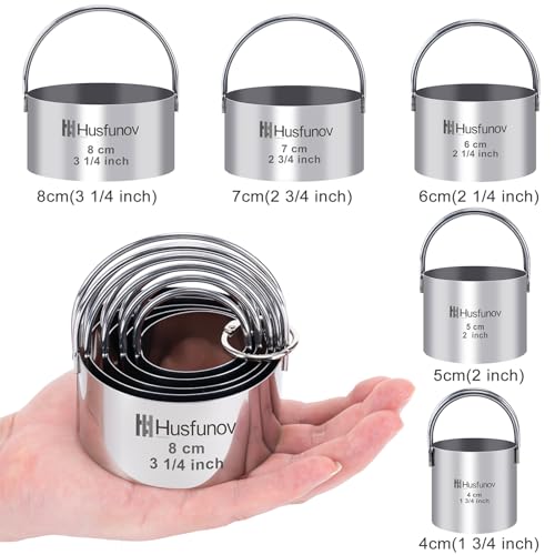 Biscuit Cutter Set (5pcs Round with handle)