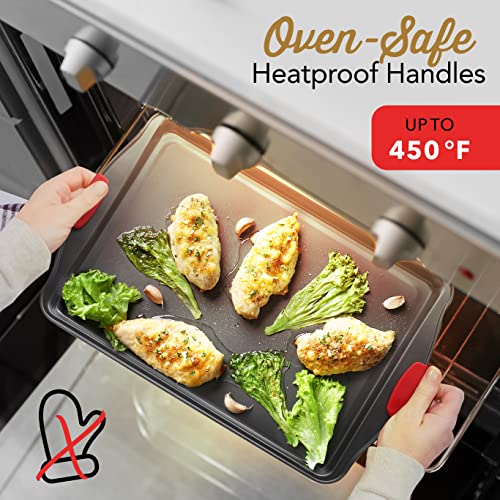 Nonstick Baking Sheet Set (2-Piece Set / Black)