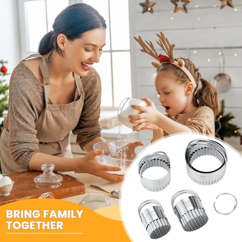 Biscuit Cutter Set 5 (5 Sizes - Wave)