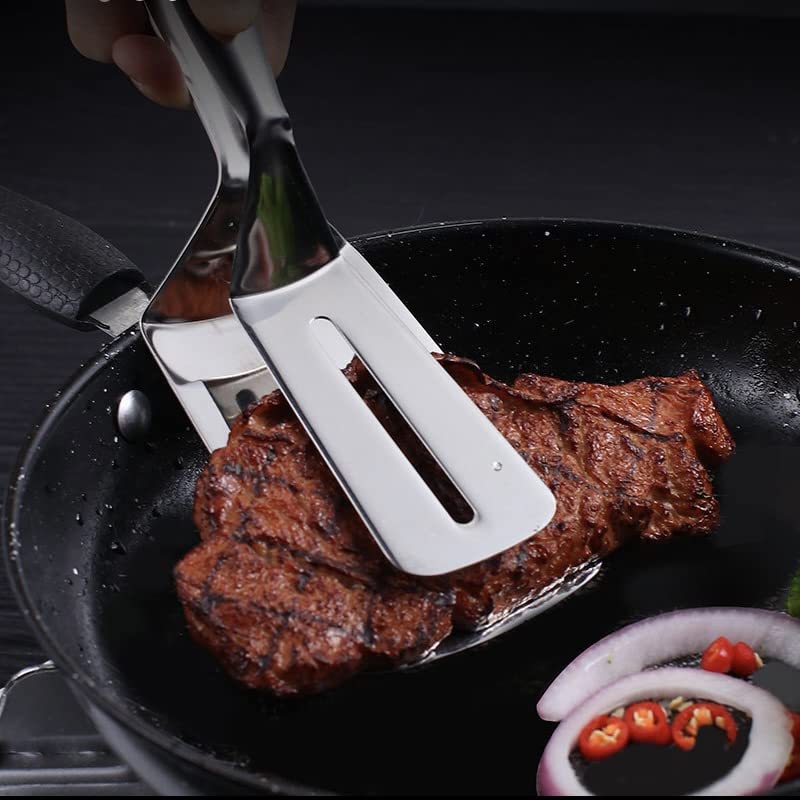 Spatula Tongs for Flipping (Black Set)