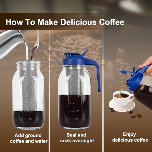Cold Brew Coffee Maker (Blue)