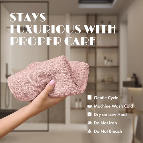 Wealuxe Pink Washcloths 12x12 Inch (Pink / Washcloth 12-Pack)