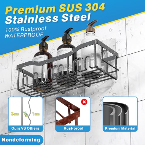 Shower Caddy 2 Pack (Grey)