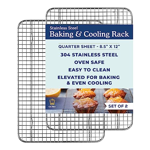 Cooling & Baking Rack Set (8.5" x 12" 2-Pack)