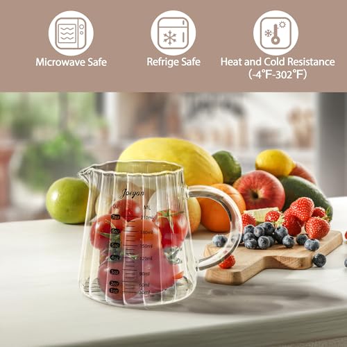 7 oz Glass Measuring Cups with Spout (7 Oz Single Spout Clear Measuring Cup)