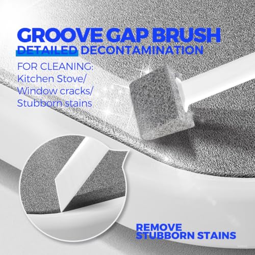 7 Pack Cleaning Brush Scrub Brush Kitchen Brush for Floor (Blue)