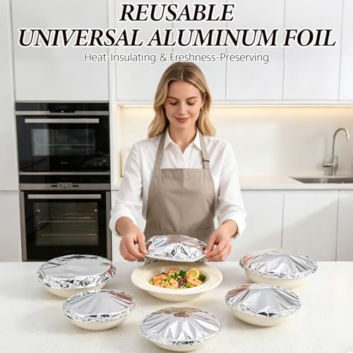 Reusable Aluminum Foil Food Cover