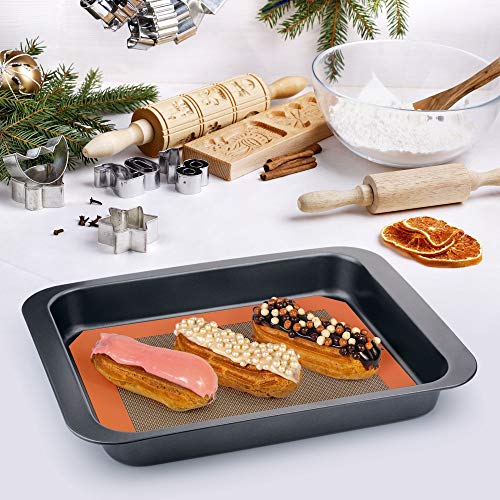 Best German Silicone Baking Mat (Quarter Sheet Baking Mat (Set of 2) / 8 x 11.35 inches (LxW) *2)