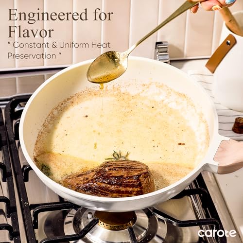 Pots and Pans Set (Cream White / 14 Piece)