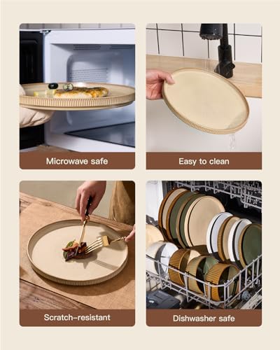 Stoneware Dinnerware Sets (Cream)