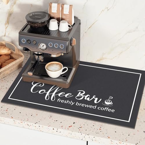 Dish Drying Mat (Black / 16" x 18")