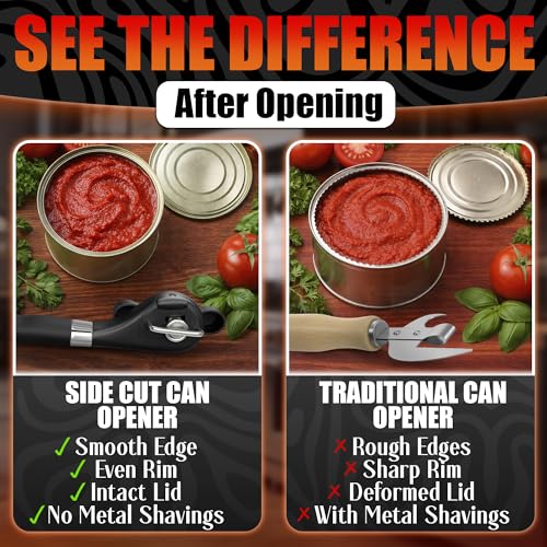 Can Opener Smooth Edge Side Cut