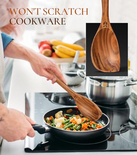 Wooden Corner Spoons for Cooking