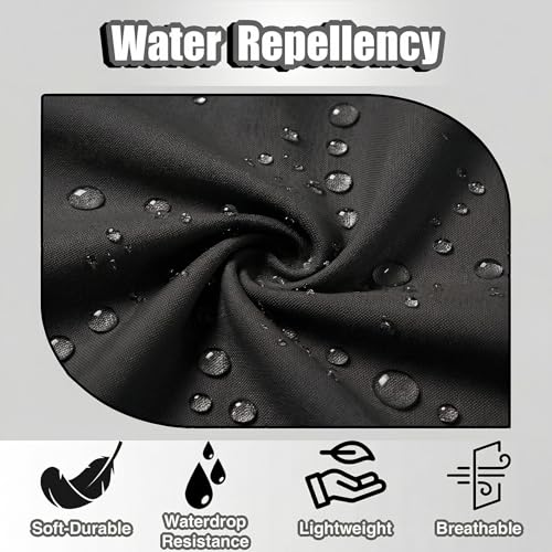 Kitchen Apron for Women & Men Waterdrop Resistant (1 Pack - Black)
