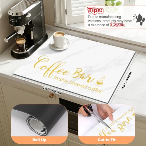 Dish Drying Mat (White / 18" x 24")