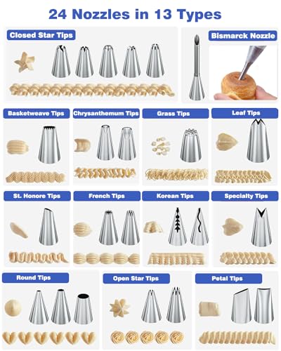 240PCS Cake Decorating Supplies Kits Cake Turntable (240PCS)