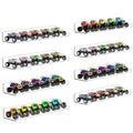 8 Pcs 15" Acrylic Shelves for Wall Display and Storage (Clear)