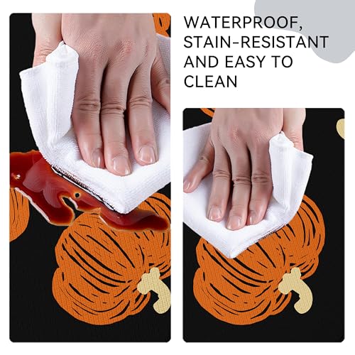 Fall Autumn Hand (Cute-black / 17.3"x29"+17.3"x47"-0.4"H)