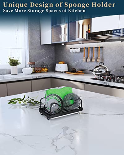 Sponge Holder for Kitchen Sink (Black)