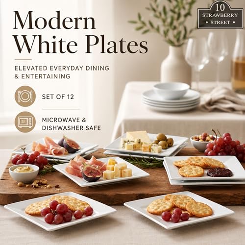 6" Catering Square Appetizer Plate (Square / 6" Appetizer)