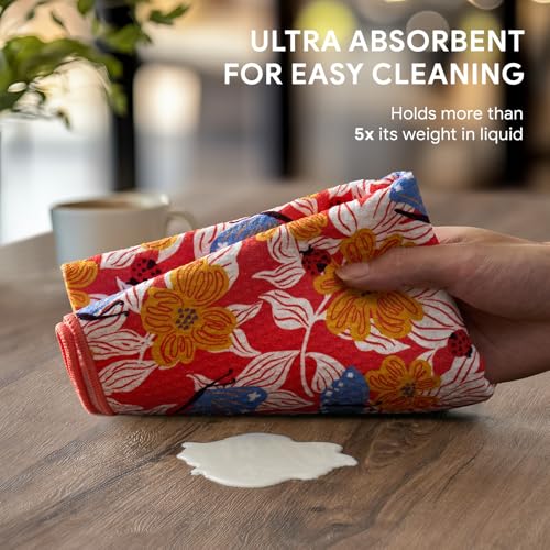 Waffle Kitchen Towel Set of 2 (Blossom Brilliance Pink)