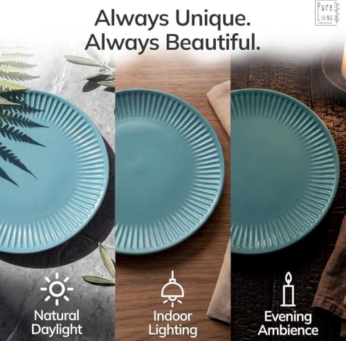 16 Piece Stoneware Dinnerware Set for 4 (Hygge / Green / Set for 4 (16pcs))