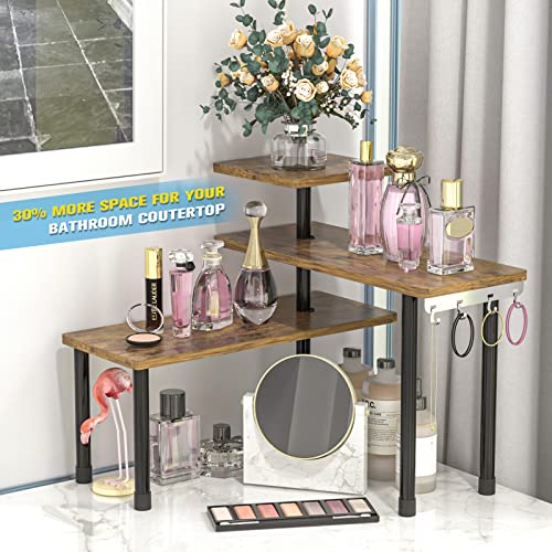 Kitchen Countertop Organizer 3 (Rustic Brown)
