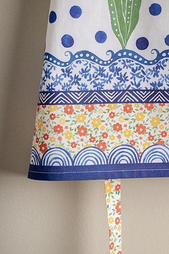 Aprons for women with Pocket 100% Cotton Pack of 1 (127 - Folky Floral)