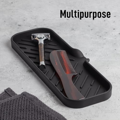 Large Silicone Sponge Holder (Black (Large) / Large (12x4))