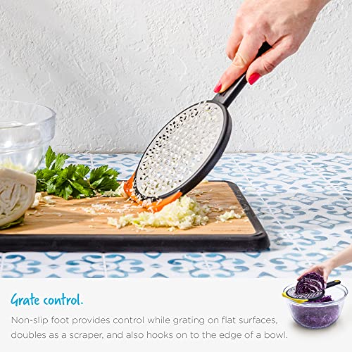 Ograte Double Sided Cheese Grater (Orange / Blade: 6mm | Length: 25.0cm)