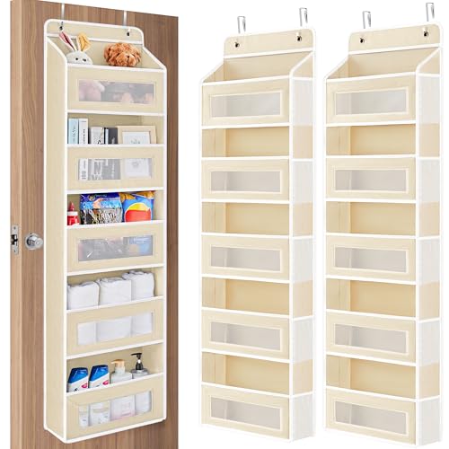 Over the Door Organizer for Pantry (Beige / 2 Pack (Standard))