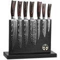 7 Piece Kitchen Knife Set with Magnetic Block (01)
