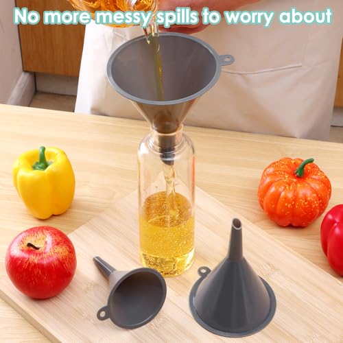 Plastic Kitchen Funnel Set of 3