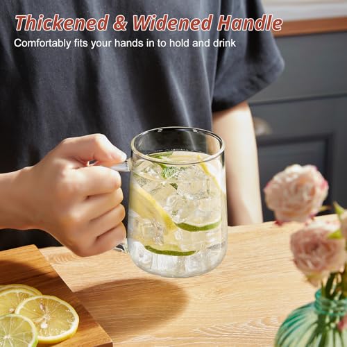 Glass Coffee Mugs (16OZ)
