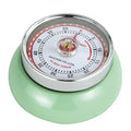 Magnetic Retro Kitchen Timer (Mint Green / 2.75 inch)