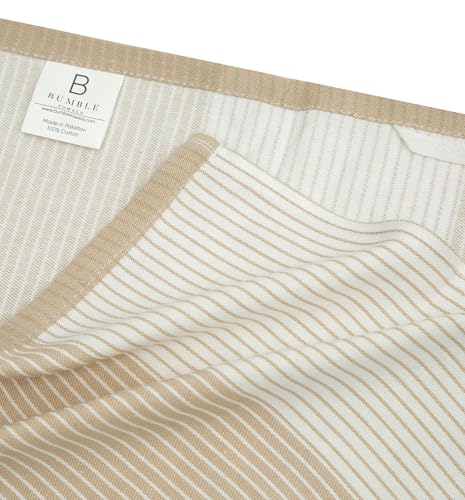 Premium Kitchen Towels 6 Pack 100% Cotton (Tan / Kitchen Towels - Flat Woven (6 Pack))