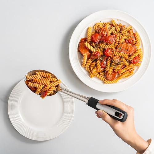 Stainless Steel Serving Spoon Set with Heat (13in)
