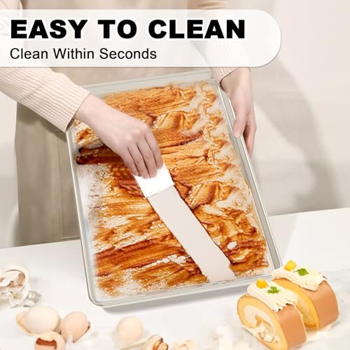 24 Inch Baking Sheet Pans with Rack Set (24 Inch)