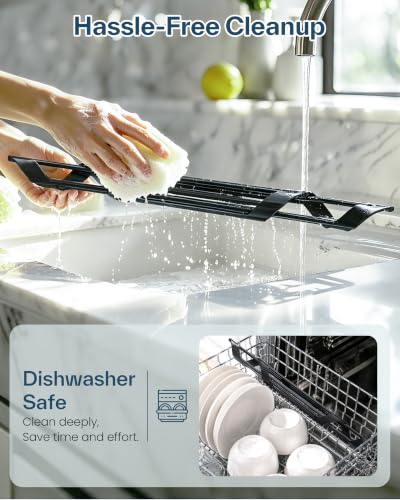 Corner Sink Caddy (Black / 16.9" x 9.8" x 3.5")