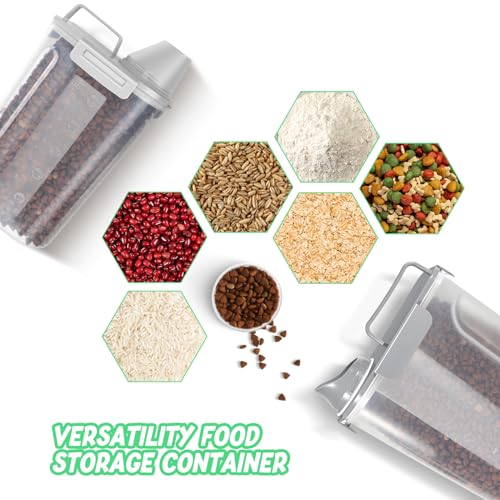 Dog Food Storage Container (Light gray / (3L+5L)-2pack)