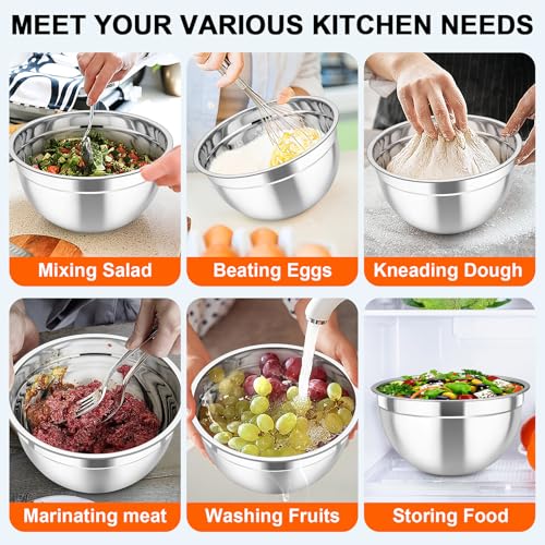 Mixing Bowls with Lids (Black)