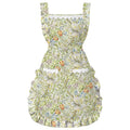 Floral Apron for Women with Pockets