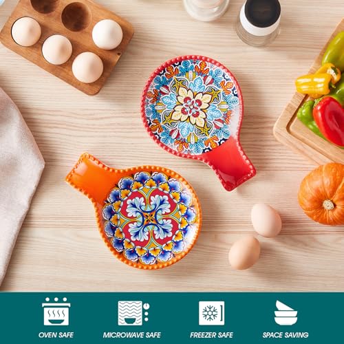 7.7 Inch Ceramic Spoon Rest Set of 2 (Light)