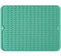 Silicone Dish Drying Mat (Green / 16" x 12")