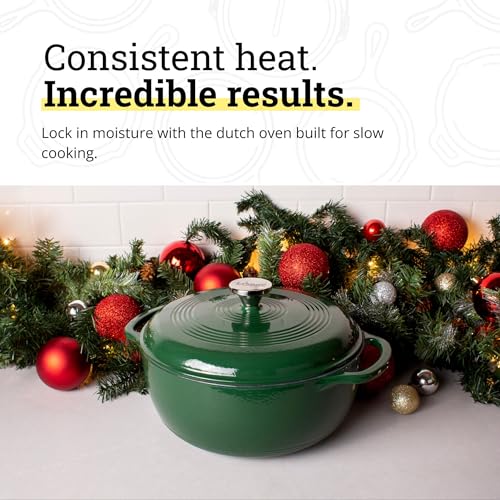 Essential Enamel Cast Iron Dutch Oven (Evergreen)