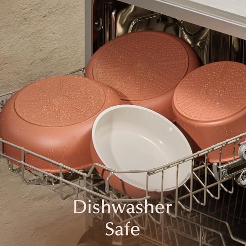21pcs Ceramic Cookware Set (Terracotta / 21 Piece)